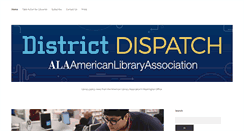 Desktop Screenshot of districtdispatch.org